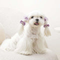M-Pets Glam Purple Bow Accessory for Cats & Dogs - 1 Piece