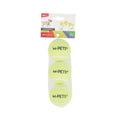 M-Pets Hop Tennis Ball Set High-Visibility Yellow 3-Pack 6.4 cm
