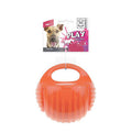 M-Pets Arco Ball Durable Rubber Dog Toy Orange Small 7.7cm