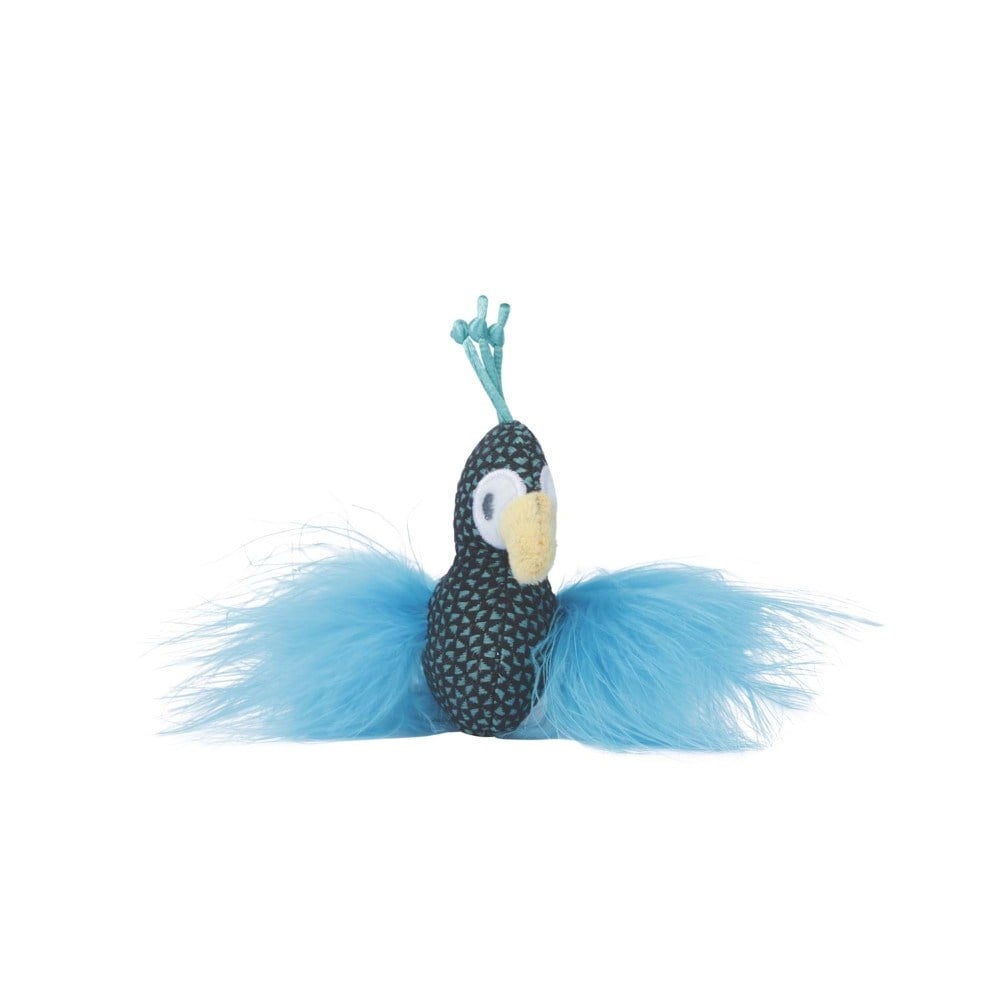 M-Pets Plume Catnip Peacock Toy for Active Play 7x9x3cm