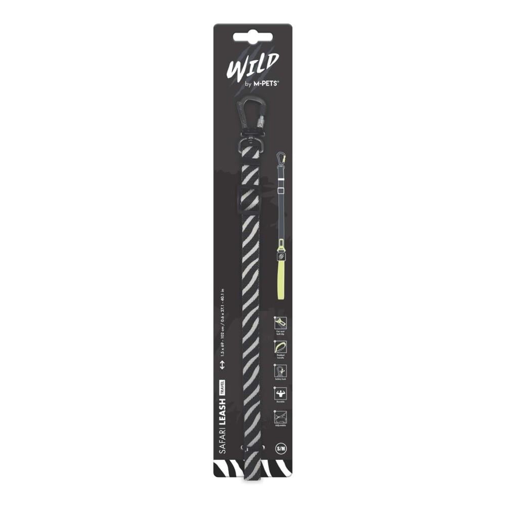 M-Pets Wild Safari Dog Leash Durable Travel Lead S-M