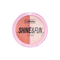 Callista Shine Fun Face Duo Blush & Highlighter Palette 140