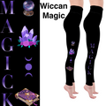 Wiccan Magick Leggings with Pockets Full or Capri Length