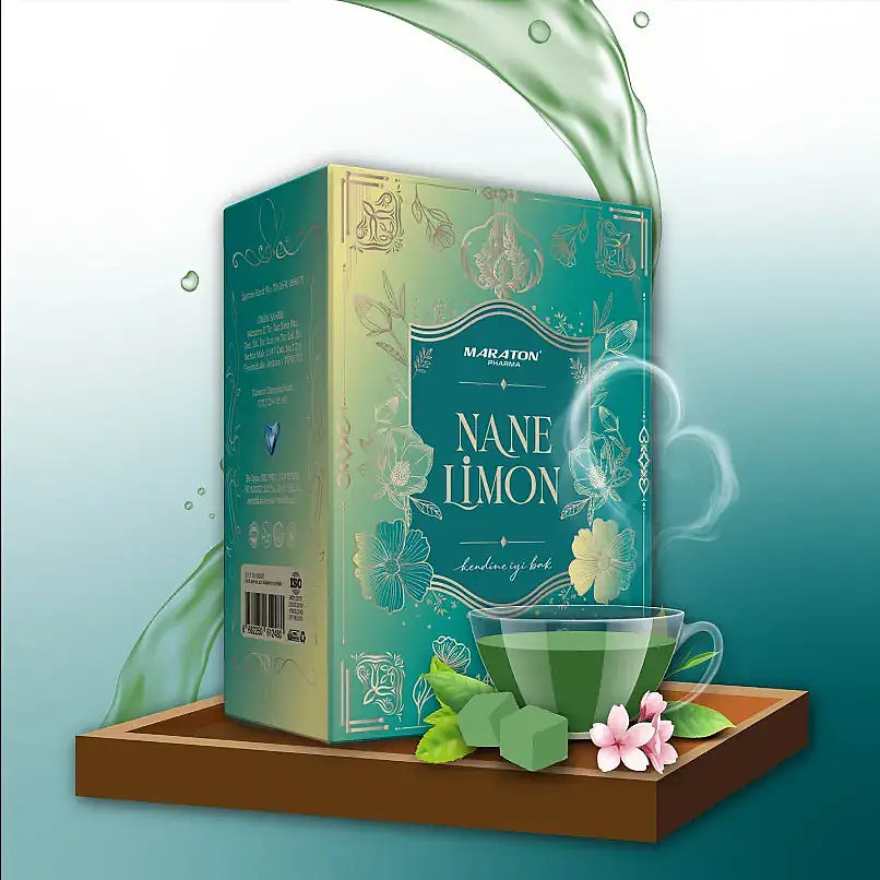 Maraton Pharma Mint & Lemon Herbal Tea Blend 140g