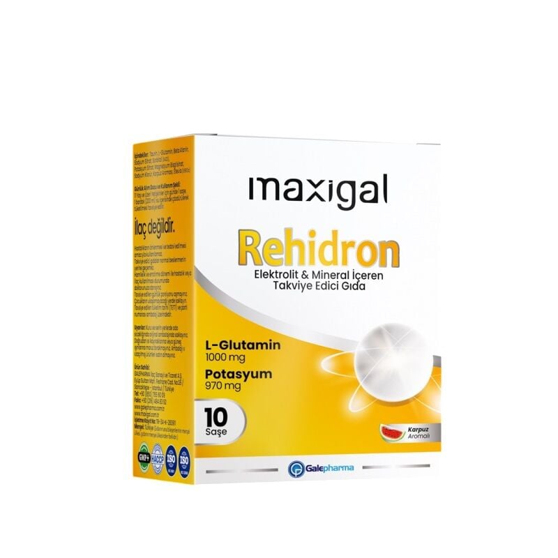 Maxigal Rehidron Electrolyte Supplement with L-Glutamine 10 Sachets
