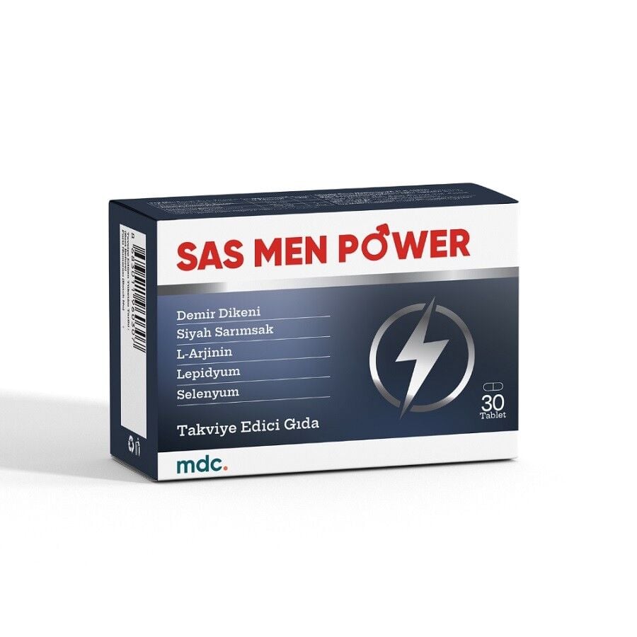 MDC Sas Men Power Daily Support Supplement 30 Tablets