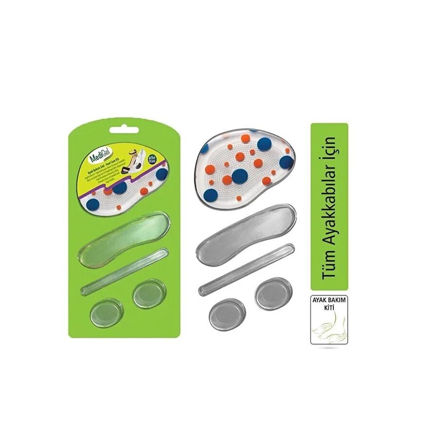 Poblex MediGel Foot Care Kit 4-Piece Comfort Set