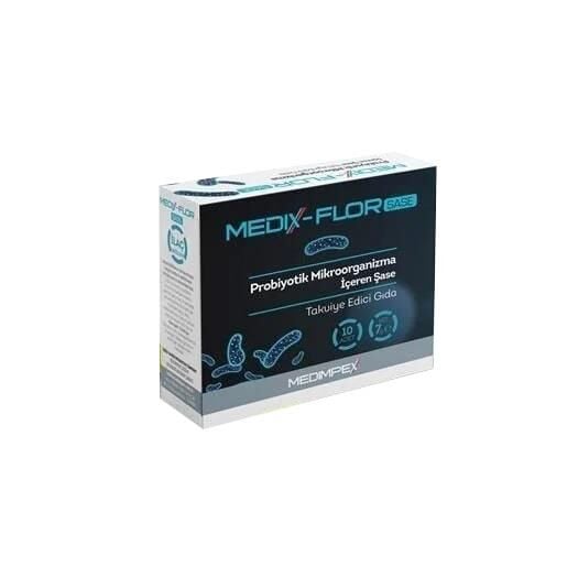 Medimpex MedixFlor Probiotic Supplement with S. Boulardii 10 Sachets