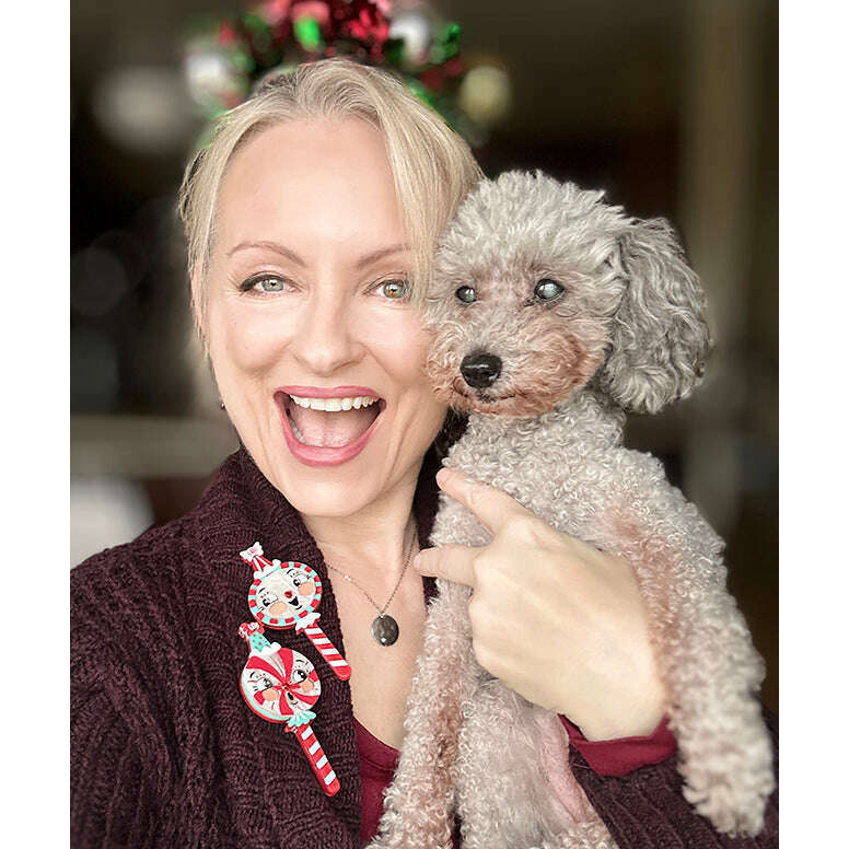 Laughing Merrymint Brooch by Johanna Parker x Lipstick & Chrome