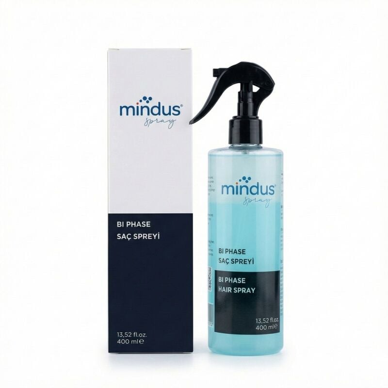 Mindus Bi-Phase Hair Spray for Long-Lasting Hold 400 ml