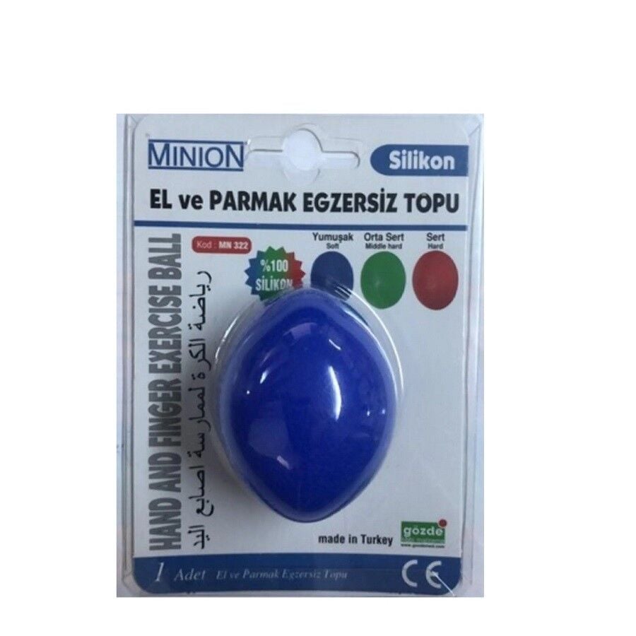 Minion Hand and Finger Exercise Ball Medium Resistance Blue