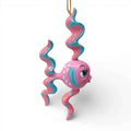 Miss Flirty Fins 4.5" Pink Prissy Fish Ornament | Miss Fluff December Diamonds
