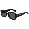 Moschino MOS 063/S Grey Oval Women's Sunglasses 53mm