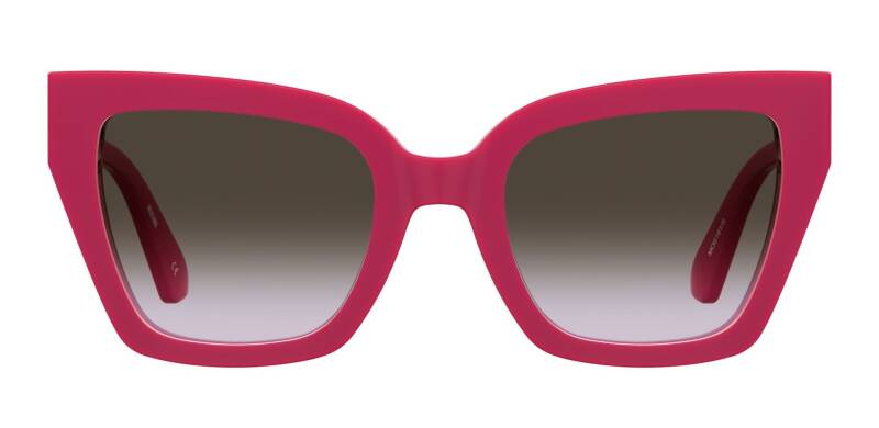 Moschino MOS161/S Brown Violet Gradient Square Sunglasses