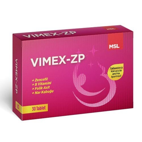 Vimex MSL Vimex-ZP Herbal Support Supplement 30 Capsules