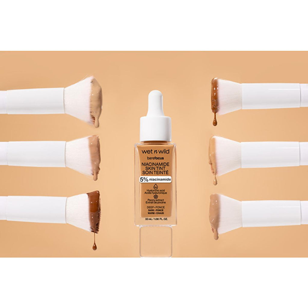 Wet n Wild Niacinamide Skin Tint Foundation: Fair Beige, Lightweight Coverage, Improves Skin Texture, Natural Satin Finish