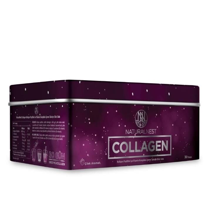 Naturalnest Collagen Peptides Supplement with Vitamin C 30 Sachets
