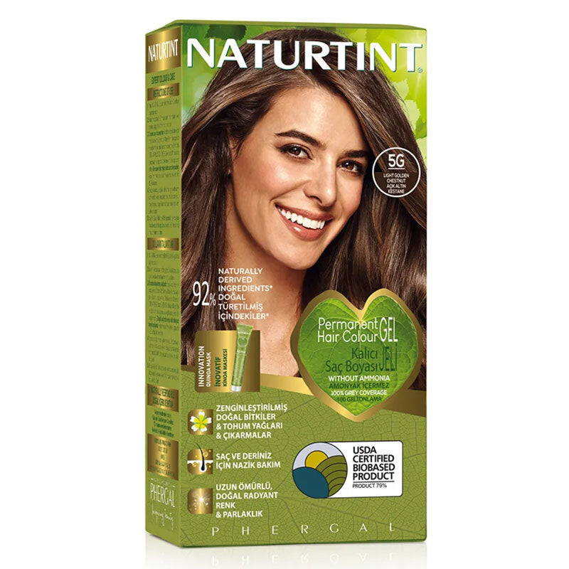 Naturtint Permanent Hair Color 5G Light Golden Chestnut 170ml