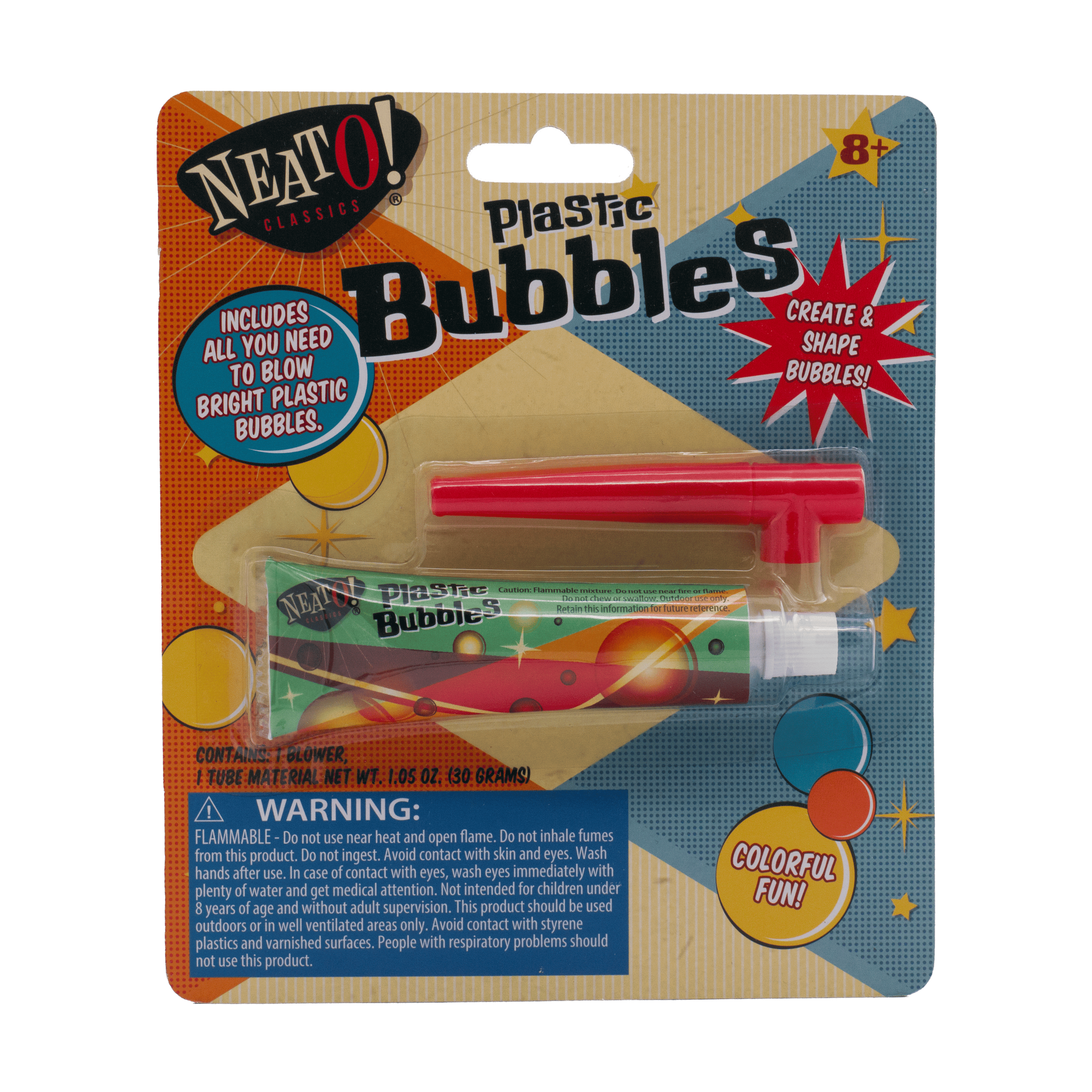 Neato! Plastic Bubbles Retro Classic