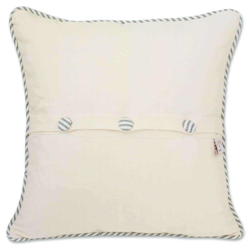Newport Hand-Embroidered Pillow