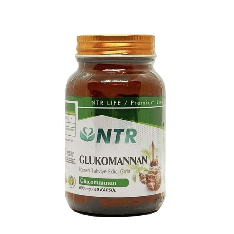 Natura Life NTR Glucomannan Dietary Supplement 60 Capsules