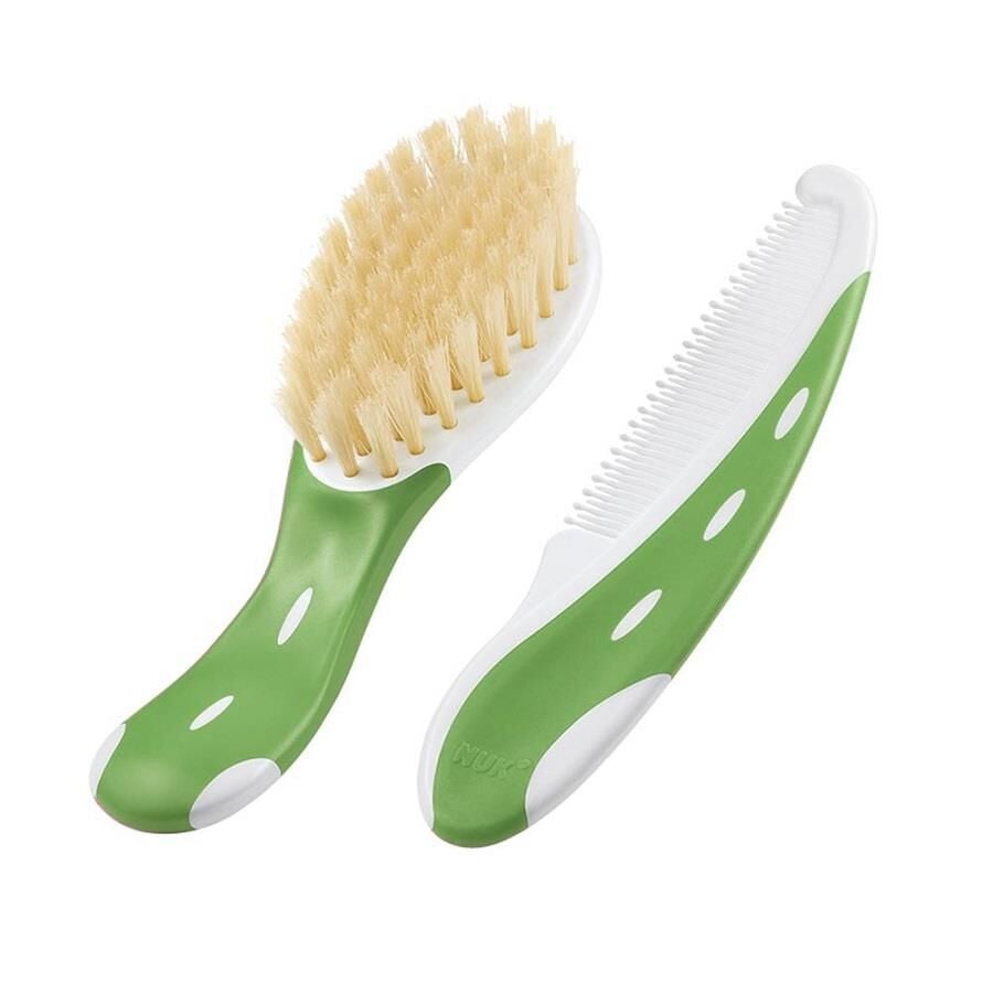 Nuk Hair Brush and Comb Set for Gentle Scalp Care 2 Pieces