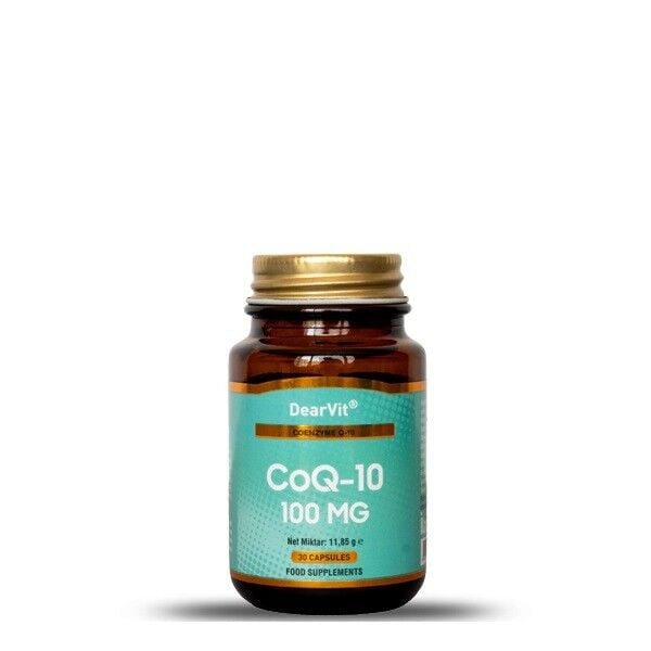 Dearvit Coenzyme Q-10 100mg Dietary Supplement 30 Capsules