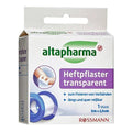 Altapharma Transparent Adhesive Bandage Roll - 5m x 2.5cm, Air-Permeable, Dermatologically Tested for Wound Care