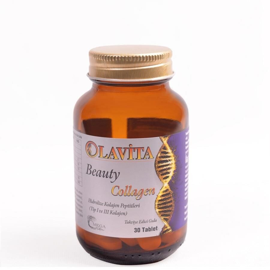 Olavita Beauty Collagen Type I & III Dietary Supplement 30 Tablets