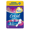 Orkid Platinum Night Sanitary Pads for Secure Sleep 16-Pack