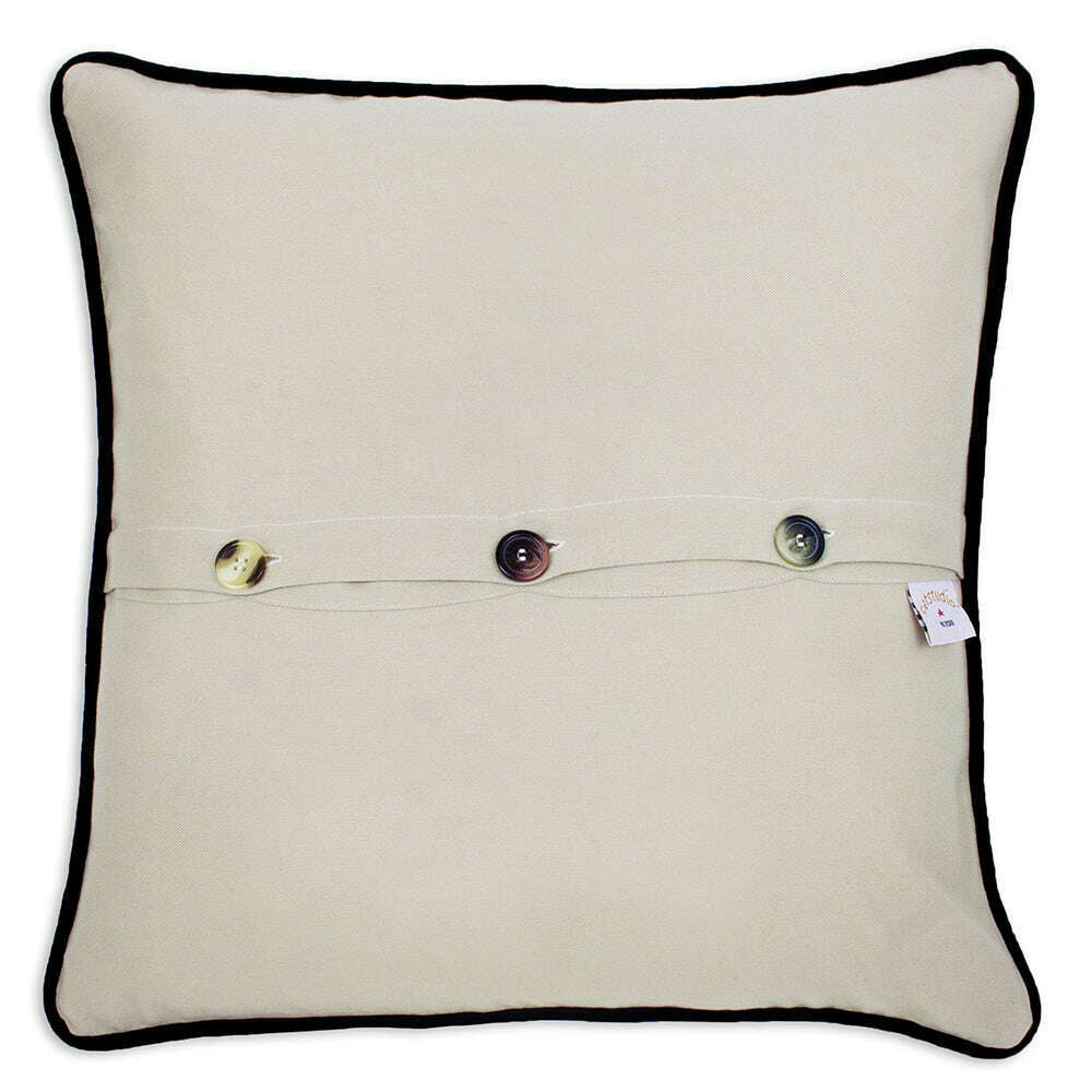Paris Hand-Embroidered Pillow