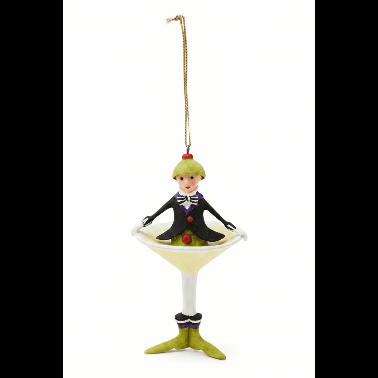 Patience Brewster Mini WINE Cocktail Ornament