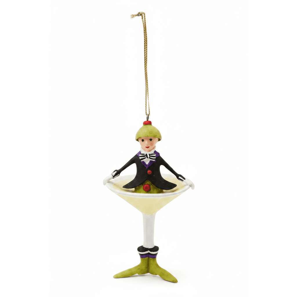 Patience Brewster Mini MARTINI Cocktail Ornament