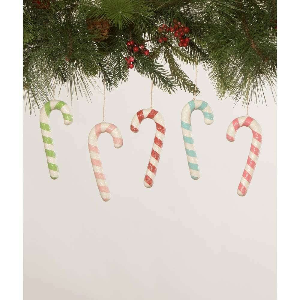 Pink Candy Cane Ornament by Bethany Lowe Designs