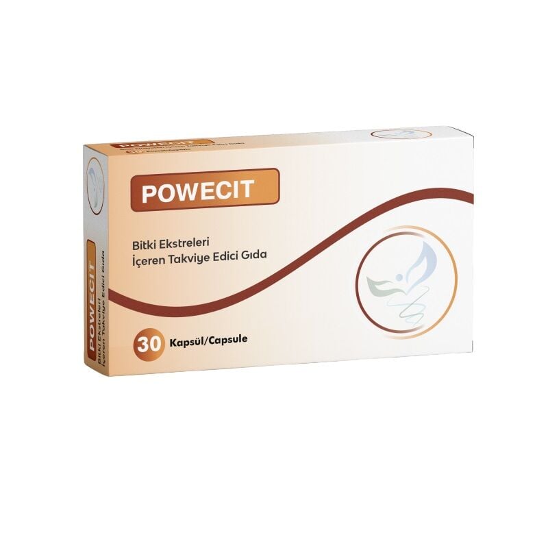 Mg Farma Powecit Herbal Extract Supplement 30 Capsules