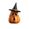 Pumpkin Witch Luminary by Bethany Lowe Designs