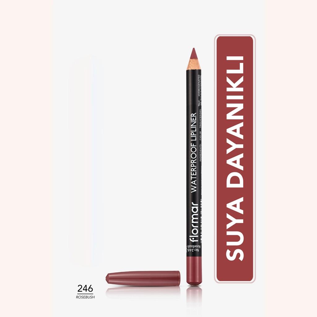 Flormar Waterproof Matte Lip Liner in 246 Rosebush