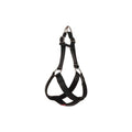 Doca Dokuma Soft Fabric Black Dog Chest Strap XS - Adjustable Pet Harness for Comfort