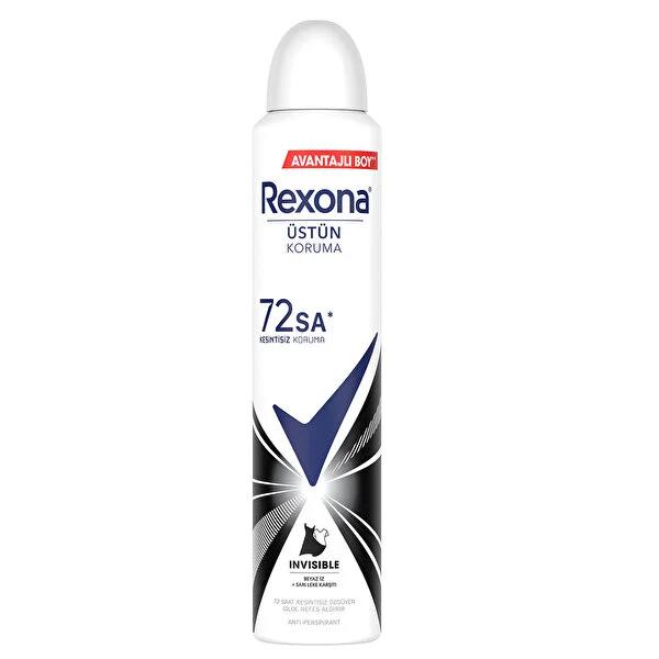 Rexona Women's 72-Hour Deodorant Spray - Invisible Black + White, 200ml