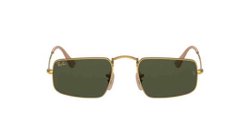Ray-Ban 0RB3957 Metal Square Sunglasses Green Lenses 49mm