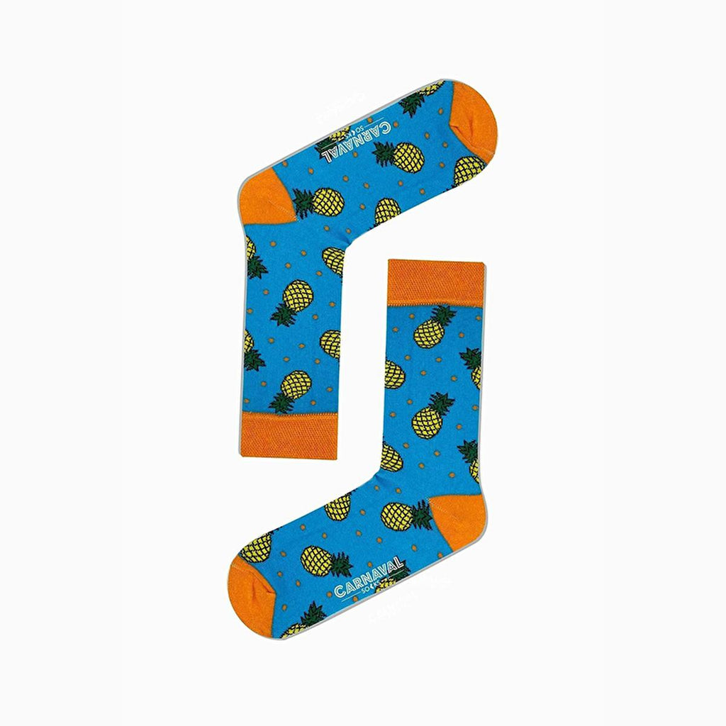 Carnaval Fruit-Themed Socks 5-Pack - Soft, Comfortable, and Stretchy Casual Socks for Everyday Wear