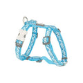 Reddingo Flanno Pattern Turquoise Dog Harness Medium 20mm