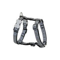 Reddingo Reflective Bone Pattern Black Dog Harness Large 25mm