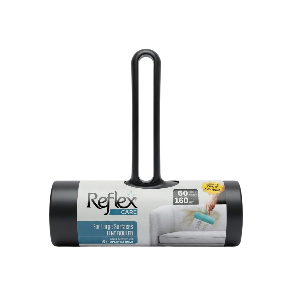 Reflex Care Large Lint Roller for Pet Hair and Dust 60 Sheets