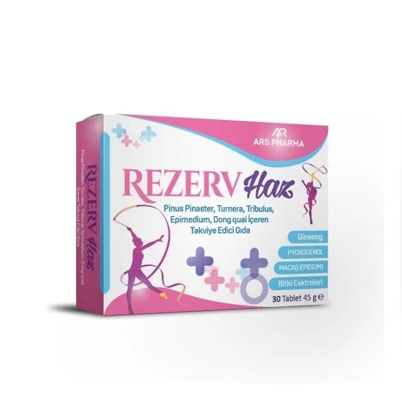 Ars Pharma Rezerv HAZ Herbal Support Supplement 30 Tablets