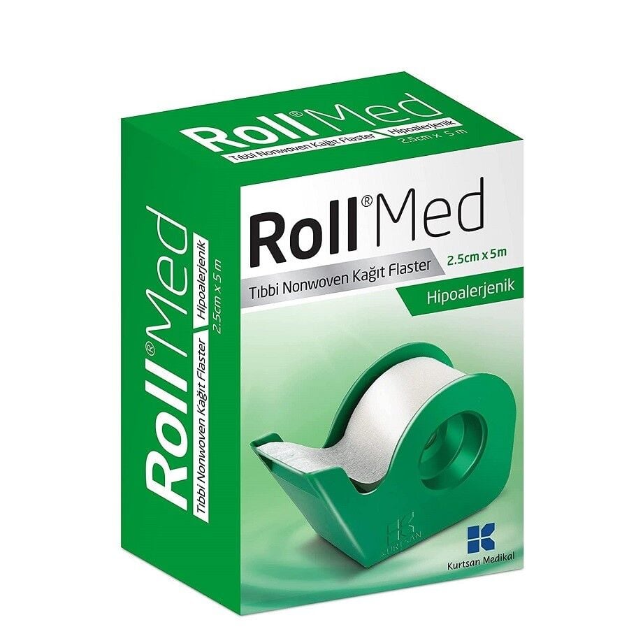 Roll Med Nonwoven Adhesive Medical Tape for Dressing Support 5m