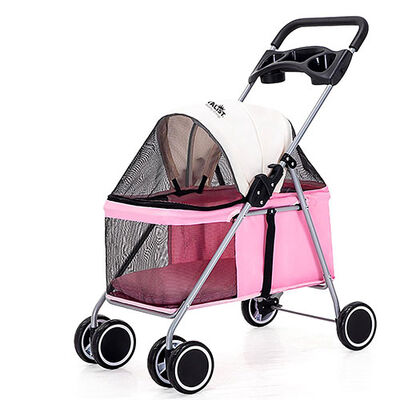Royalist DTC-807 Foldable Pet Stroller Pink 80x50x103 cm
