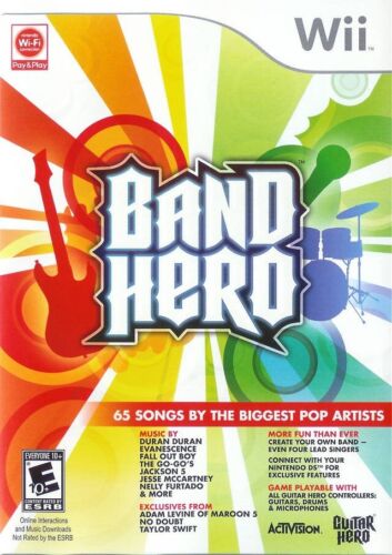 Rock Band Set plus 6-Game Mega Bundle (Wii)