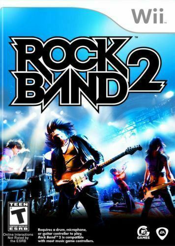 Rock Band Set plus 6-Game Mega Bundle (Wii)