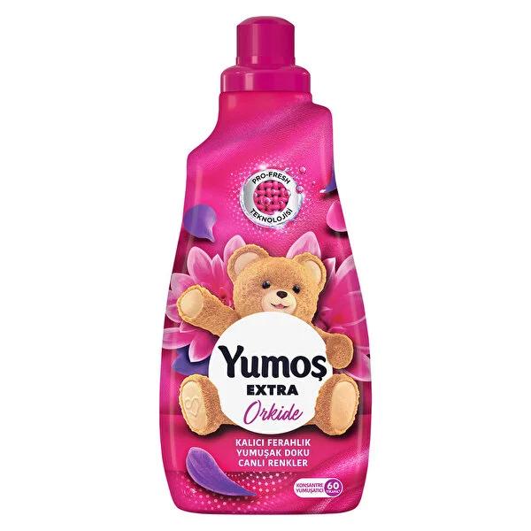 Yumoş Extra Concentrated Fabric Softener: Long-Lasting Orchid Scent, Color Protection, and Ultimate Softness - 48.62 fl oz